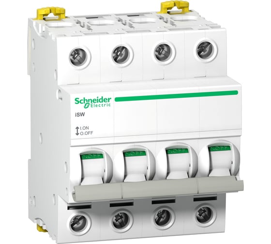 Выключатель нагрузки Systeme Electric 4 полюса 40А Acti9 iSW A9S65440 1
