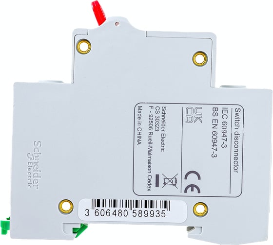 Модульный выключатель нагрузки Schneider Electric EASY9 рубильник 1 полюс 40А 230В =S= EZ9S16140