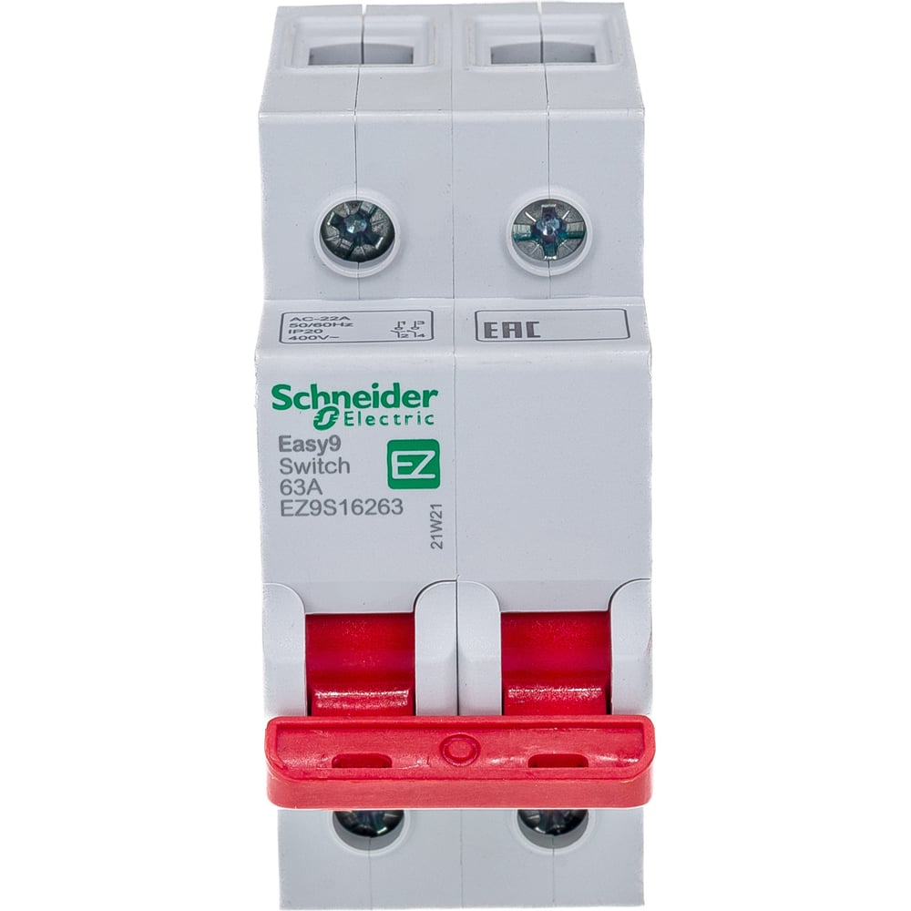 Модульный выключатель нагрузки Systeme Electric EASY9 рубильник 2 ...