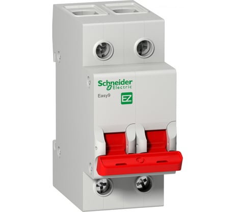 Модульный выключатель нагрузки Schneider Electric EASY9 рубильник 2полюса 40А 400В =S= EZ9S16240