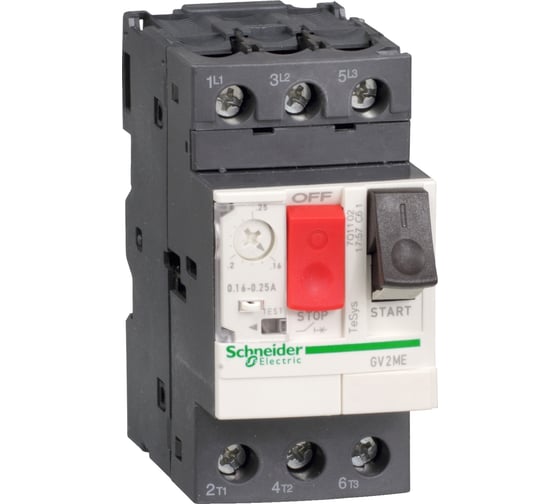 Автоматический выключатель Systeme Electric защиты двигателя ME04 0.4-0.63А GV2ME04 1