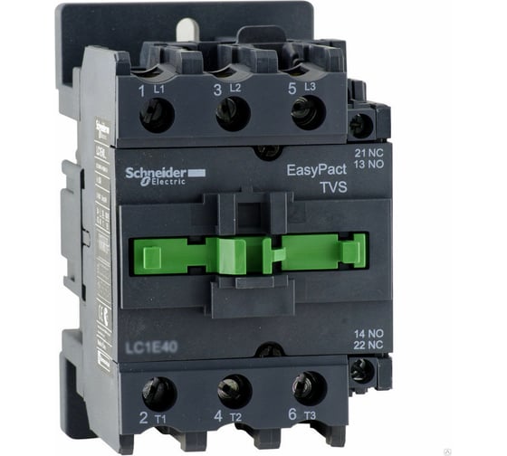 Контактор Systeme Electric 3 полюса 95А 1НО+1НЗ 220В AC TeSys E LC1E95M5
