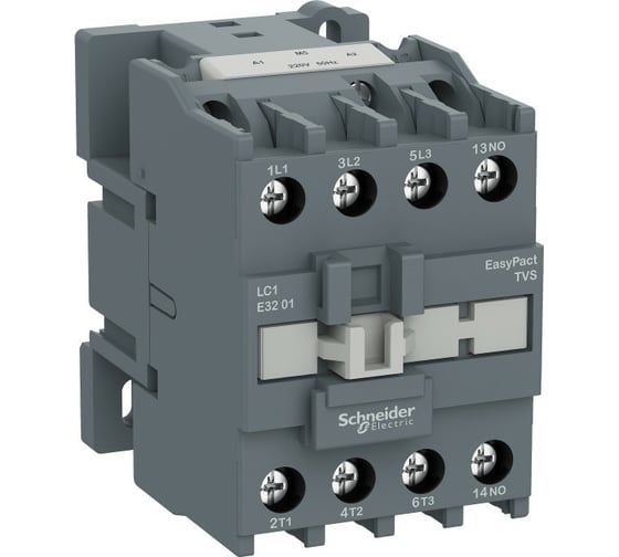 Контактор Systeme Electric 3 полюса 32А 1НЗ 400В AC3 220В 50Гц TeSys E LC1E3201M5 1