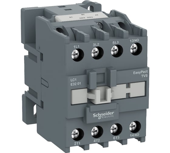 Контактор Systeme Electric 3 полюса 38А 1НО 220В AC TeSys E LC1E3810M5