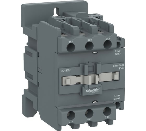 Контактор Systeme Electric 3 полюса 50А 1НО+1НЗ 220В AC TeSys E LC1E50M5 1