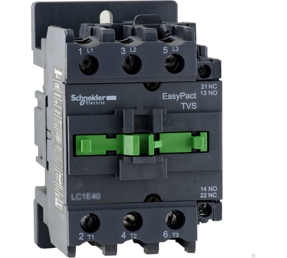 Контактор Systeme Electric 3 полюса 80А 1НО+1НЗ 220В AC TeSys E LC1E80M5 1