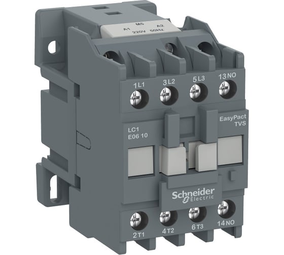 Контактор Systeme Electric 3 полюса 9А 1НЗ 220В AC TeSys E LC1E0901M5 1