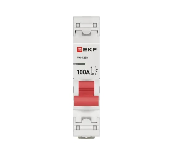 Выключатель нагрузки EKF ВН-125N 1Р 100А PROXIMA S1251100