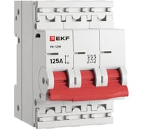 Выключатель нагрузки EKF ВН-125N 3Р 125А PROXIMA S1253125