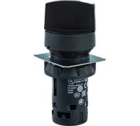 2-х позиционный переключатель Systeme Electric с фиксацией 1НО черный XB7ND21