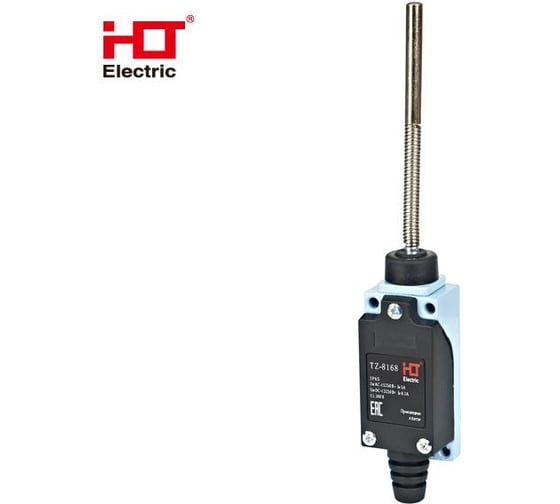 Концевой выключатель HLT TZ-8168 пружинный стержень IP65 (уп./10 шт) 085-23-407