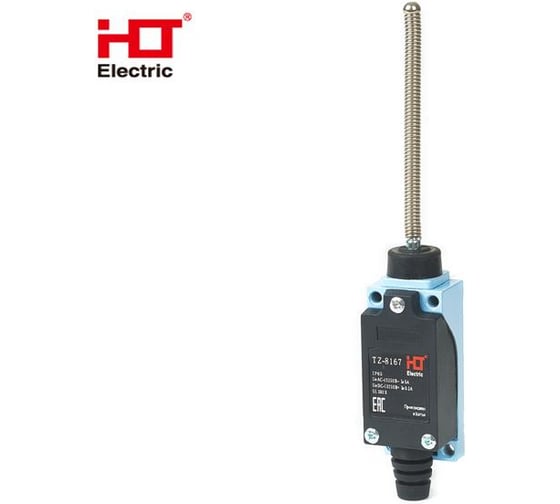 Концевой выключатель HLT TZ-8167 пружинный стержень IP65 (уп./10 шт) 085-23-406