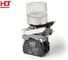 Переключатель HLT XB4-BK2161 на 2 положения белый с подсветкой с фиксацией 1NO, 220V AC/DC, IP65 (20шт./уп.) 085-14-225 4