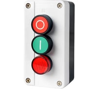 Пост управления кнопочный HLT ПКУ-373 с сигнальной лампой IP40 085-19-006