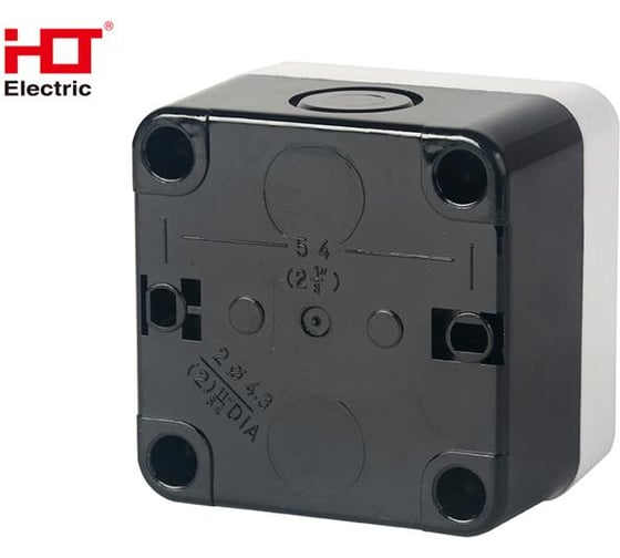 Пост управления кнопочный HLT ПКУ-134 Переключатель IP40 085-19-014