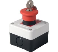Пост управления кнопочный HLT ПКУ-184 Аварийный с ключом IP40 085-19-013