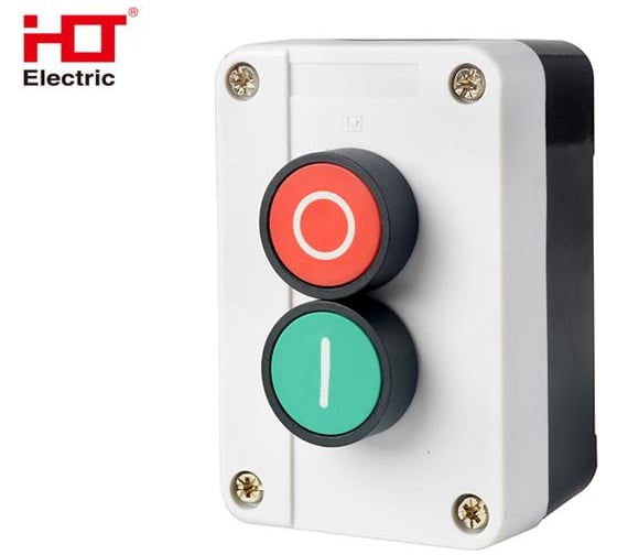 Пост управления кнопочный HLT ПКУ-213 Пуск-Стоп IP40 085-19-003