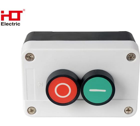 Пост управления кнопочный HLT ПКУ-213 Пуск-Стоп IP40 085-19-003