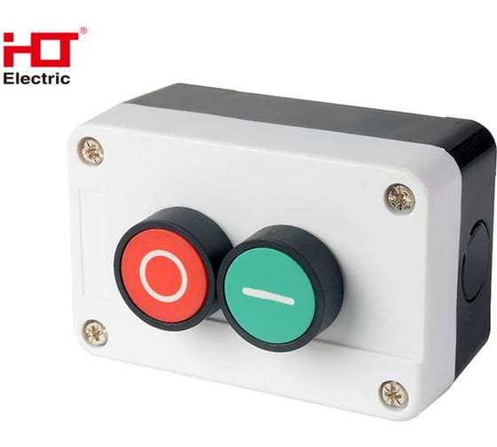 Пост управления кнопочный HLT ПКУ-213 Пуск-Стоп IP40 085-19-003