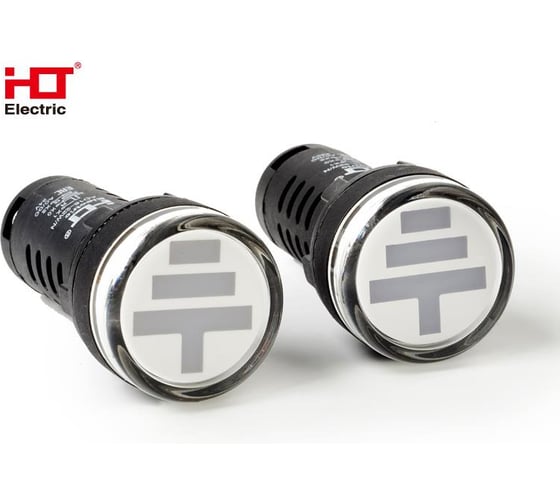 Лампа HLT - Индикатор Заземление, 24V AC/DC d22мм IP40 (10 шт в уп) 085-06-402