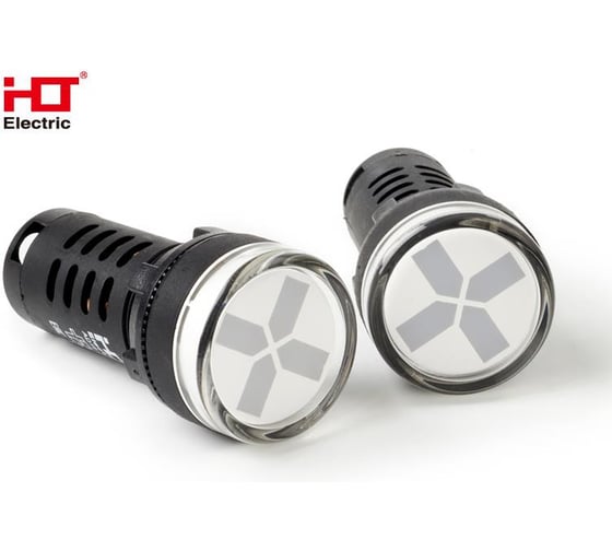 Лампа HLT - индикатор разъединителя 24V AC/DC d22мм IP40 Красный/Зеленый (10 шт в уп) 085-06-400
