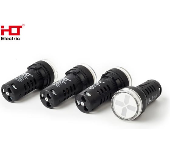 Лампа HLT - индикатор разъединителя 24V AC/DC d22мм IP40 Красный/Зеленый (10 шт в уп) 085-06-400