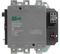Контактор Dekraft 400А 380В_АС АС3_ АС4 1НО+1НЗ КМ-102 21968DEK