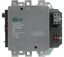 Контактор Dekraft КМ-102, 400 А, 110 В, AC3, AC4, 1НО+1НЗ, 21966DEK