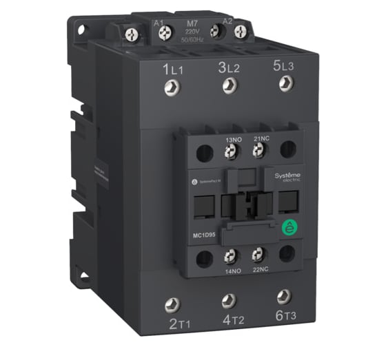 Контактор Systeme Electric MC1D 3P 95A НО+НЗ 24V 50/60ГЦ MC1D95B7