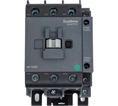 Контактор Systeme Electric MC1E 3P 65A НО+НЗ 110V 50/60ГЦ (LC1E65F5) MC1E65F7