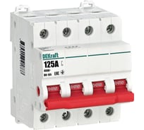 Выключатель-разъединитель Dekraft 4Р 125А ВН-105 17099DEK