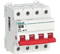 Выключатель-разъединитель Dekraft 4Р 32А ВН-105 17096DEK