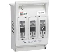 ПВР Dekraft горизонтальный, 250А, 3ф отключение, навесной монтаж на шину, ПВР-102 21411DEK