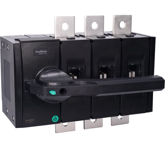Выключатель-разъединитель Systeme Electric SystemePact SD630 3P 500A рукоятка слева сбоку (заказывается отдельно) SSD06303LS0500 1
