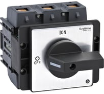 Выключатель разъединитель Systeme Electric 3P 125A IP20, с черной рукояткой на дверцу, 4 винтами MSD125320B