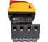 Выключатель разъединитель Systeme Electric 4P 40A IP20, с красной рукояткой на дверцу, 4 винтами С ЗАМКОМ MSD40410R 3