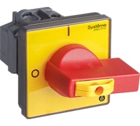 Выключатель разъединитель Systeme Electric 4P 20A IP20, с красной рукояткой на дверцу, 4 винта, 1 замок MSD20460R