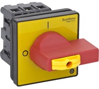 Выключатель разъединитель Systeme Electric 3P 25A IP20, с красной рукояткой на дверцу, 4 винта, 1 замок MSD25360R