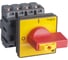 Выключатель разъединитель Systeme Electric 4P 63A IP20, с красной рукояткой на дверцу, 4 винта, 1 замок MSD63460R 1