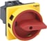 Выключатель разъединитель Systeme Electric 4P 20A IP20, с красной рукояткой на дверцу, 4 винтами С ЗАМКОМ MSD20410R 1