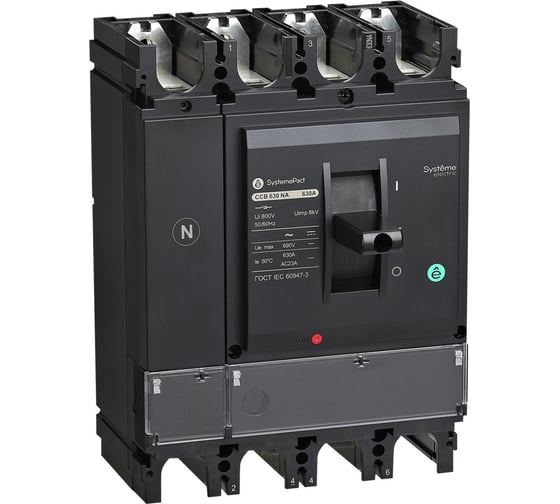 Выключатель-разъединитель Systeme Electric SPC630 4P NA 630A SPC630630NA4DF