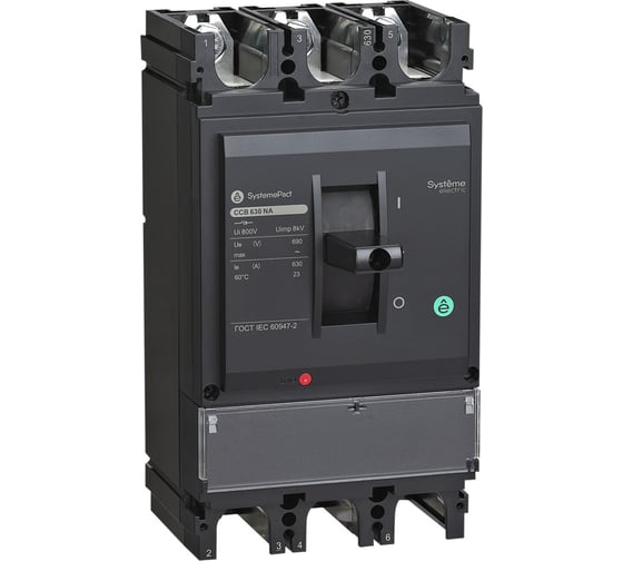 Выключатель-разъединитель Systeme Electric SPC630 3P NA 630A SPC630630NA3DF 1