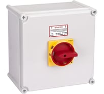 Главный аварийный выключатель-разъединитель Systeme Electric 3P 125A, закрытого исполнения IP65, с замком MSD125311R