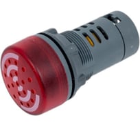 Зуммер Systeme Electric с подсветкой, красный, 220В AC, непрерывный звук SB7KS2M4C