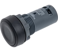 Кнопка Systeme Electric SB7 моноблочная, 22мм, черная, с возвратом, пластик, 1НО+1НЗ, IP65 SB7NA25