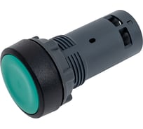 Кнопка Systeme Electric SB7 моноблочная, 22мм, зеленая, с возвратом, пластик, 1НО, IP65 SB7NA31