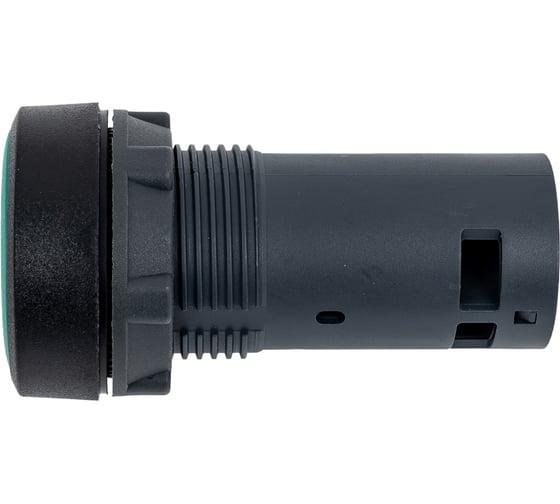 Кнопка Systeme Electric SB7 моноблочная, 22мм, зеленая, с возвратом, пластик, 1НО, IP65 SB7NA31
