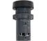 Кнопка Systeme Electric SB7 моноблочная, 22мм, черная, с возвратом, пластик, 2НО, IP65 SB7NA23 3