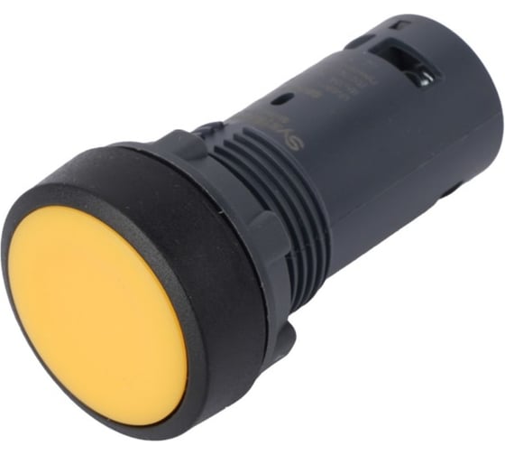 Кнопка Systeme Electric SB7 моноблочная, 22мм, черная, с возвратом, пластик, 1НО, IP65 SB7NA51