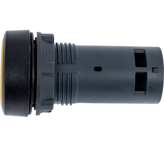 Кнопка Systeme Electric SB7 моноблочная, 22мм, черная, с возвратом, пластик, 1НО, IP65 SB7NA51